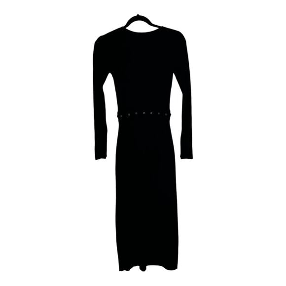 A.L.C. Sophie Dress Black Merino Wool Size XS - Picture 3 of 13